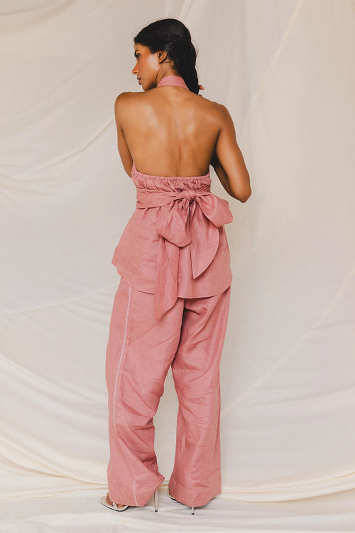 Paola Carrot Wrap Around Top