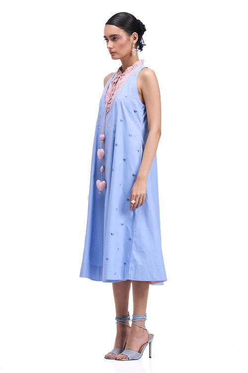 Periwinkle Taffy Dress