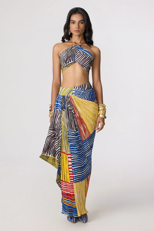 Keha Blouse With Keha Skirt