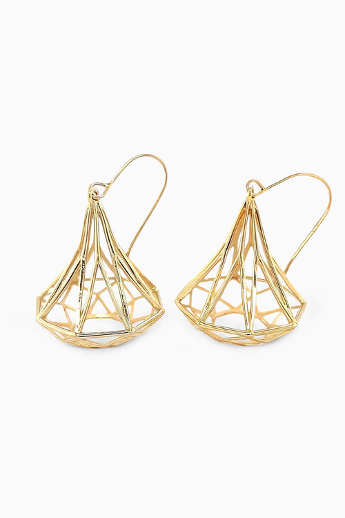 Dimensional Prism Earrings