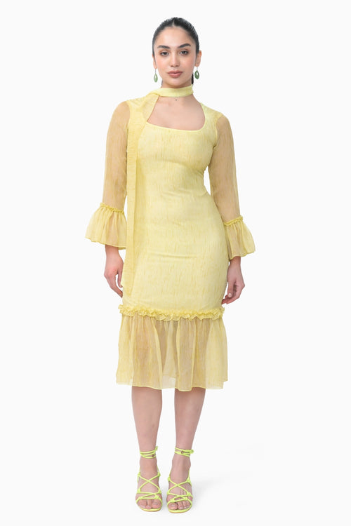Yellow Earth Gold Dress