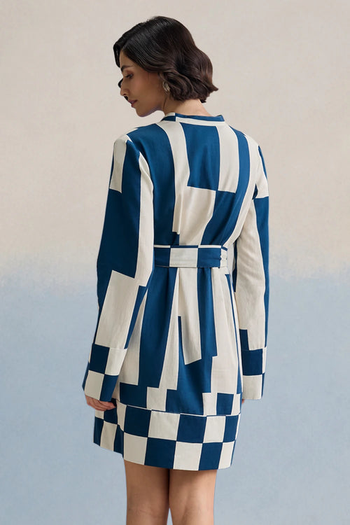 Riviera Navy Short Dress