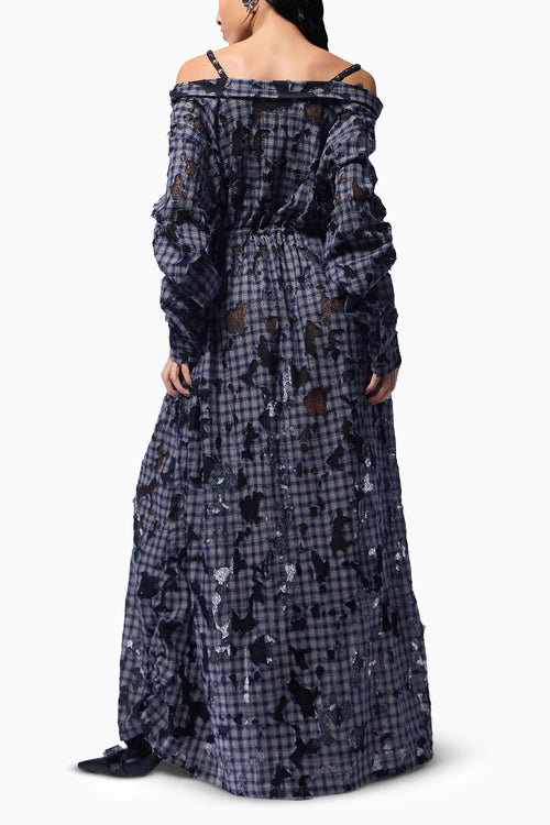 Tattered Shirt Dress