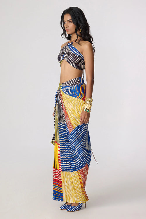 Keha Blouse With Keha Skirt