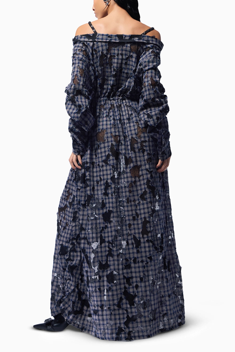 Tattered Shirt Dress