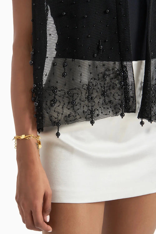 Black Pearl Drift Mesh Vest