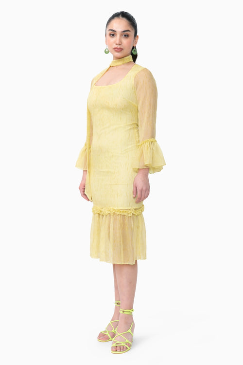Yellow Earth Gold Dress