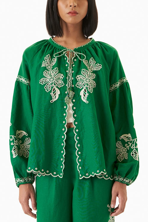 Green Marlyn Summer Jacket