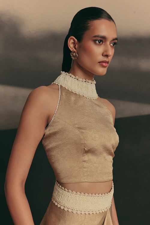 Gold Saba Saree