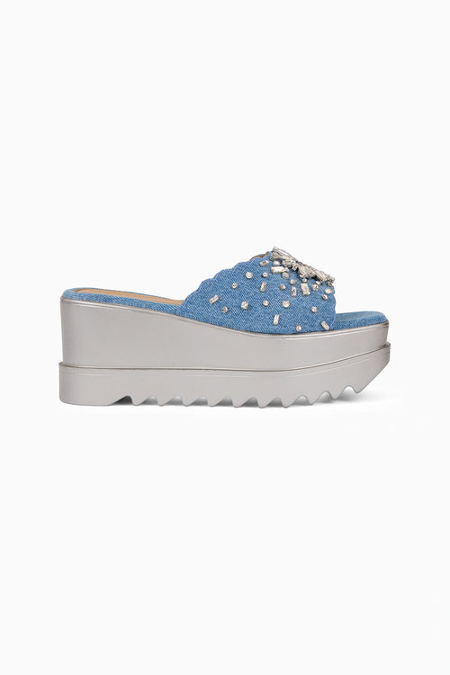 90s Summer Wedge Sandals