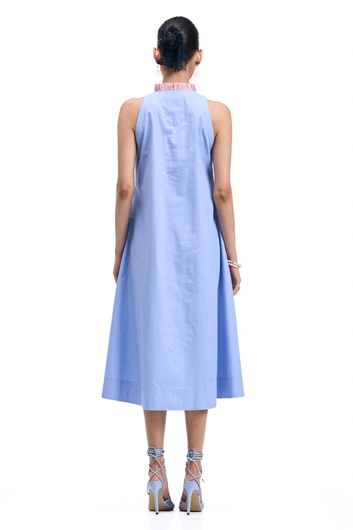 Periwinkle Taffy Dress