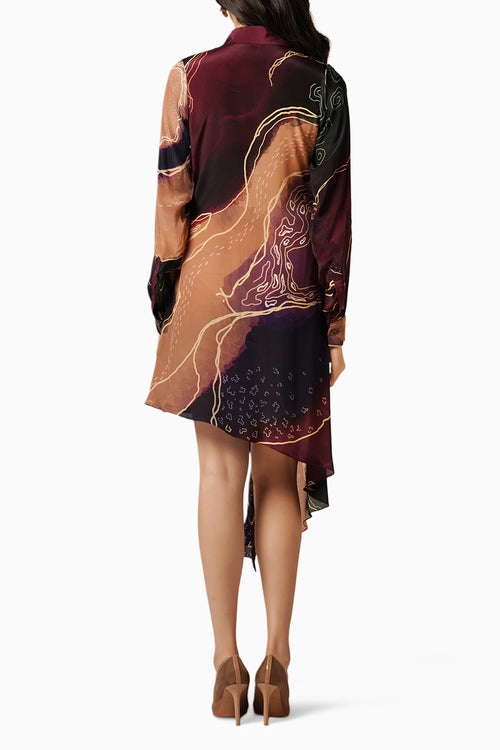 River Asymmetrical Dress
