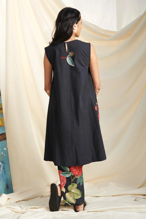 Big Rose Kurti Set
