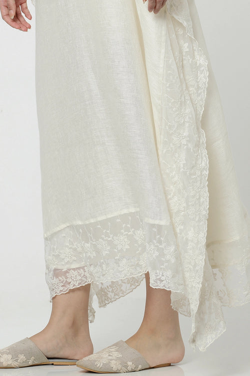 Love Lace Off-White Kaftan