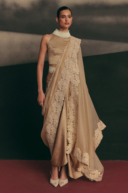 Gold Saba Saree