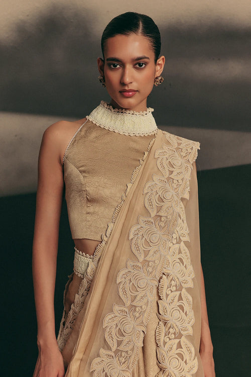 Gold Saba Saree
