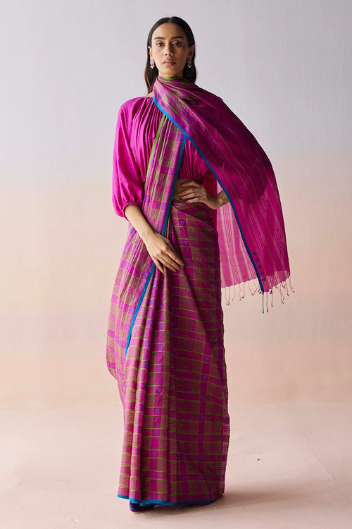 Heartglow Jamdani Saree