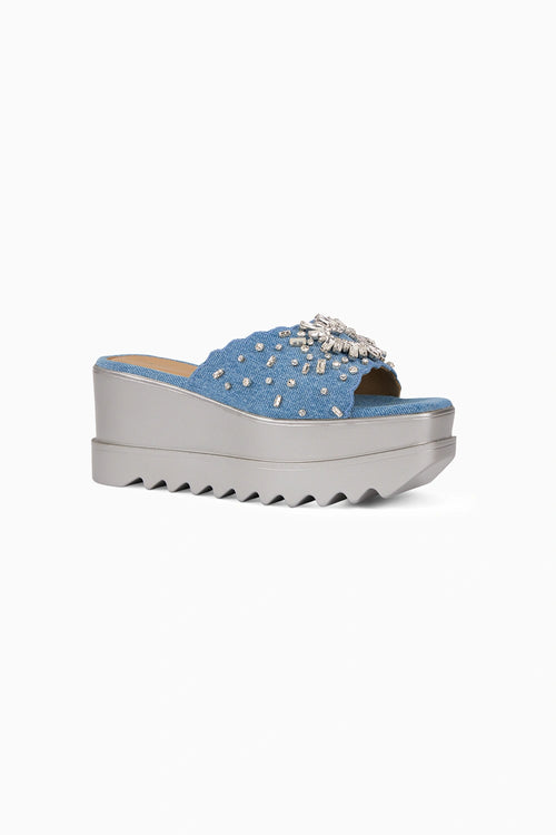 90s Summer Wedge Sandals