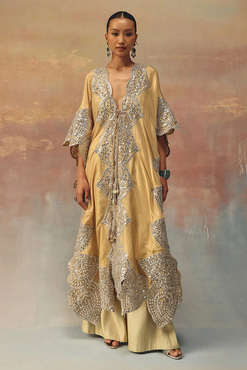 Golden Kaftaan with Tassles