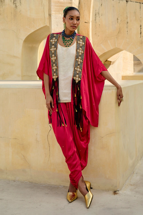 Jantar Mantar Noori Cape Set
