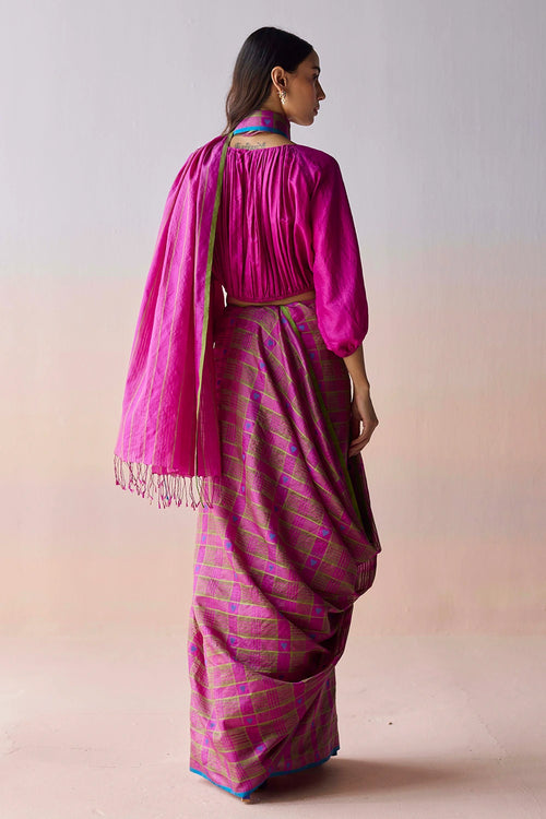 Heartglow Jamdani Saree