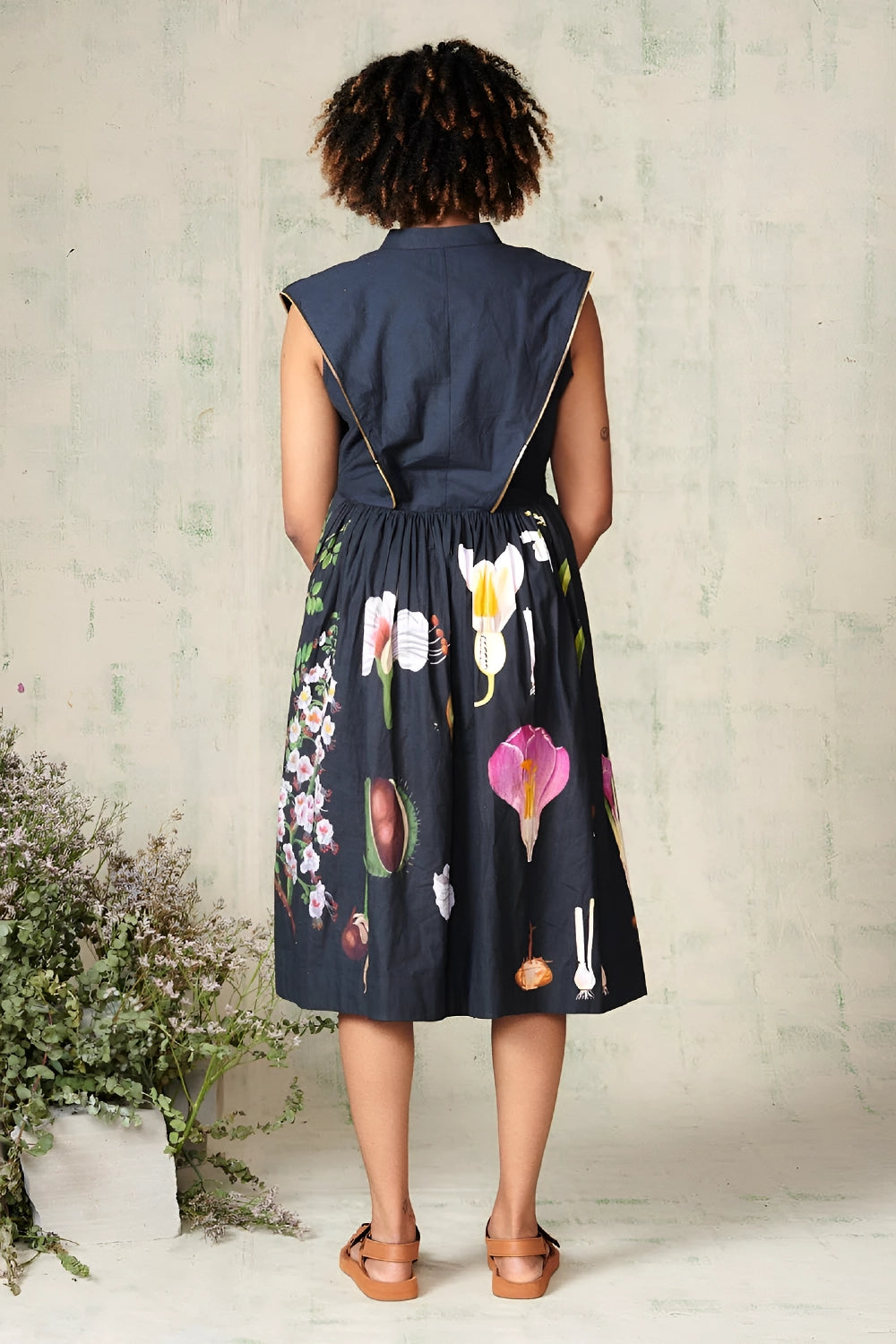 Black Botany Zipper Dress