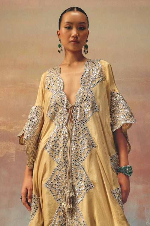 Golden Kaftaan with Tassles