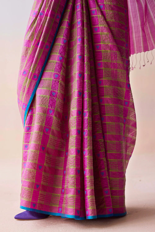 Heartglow Jamdani Saree