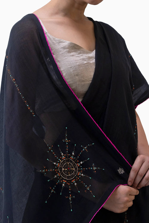 Black Gyanak Saree