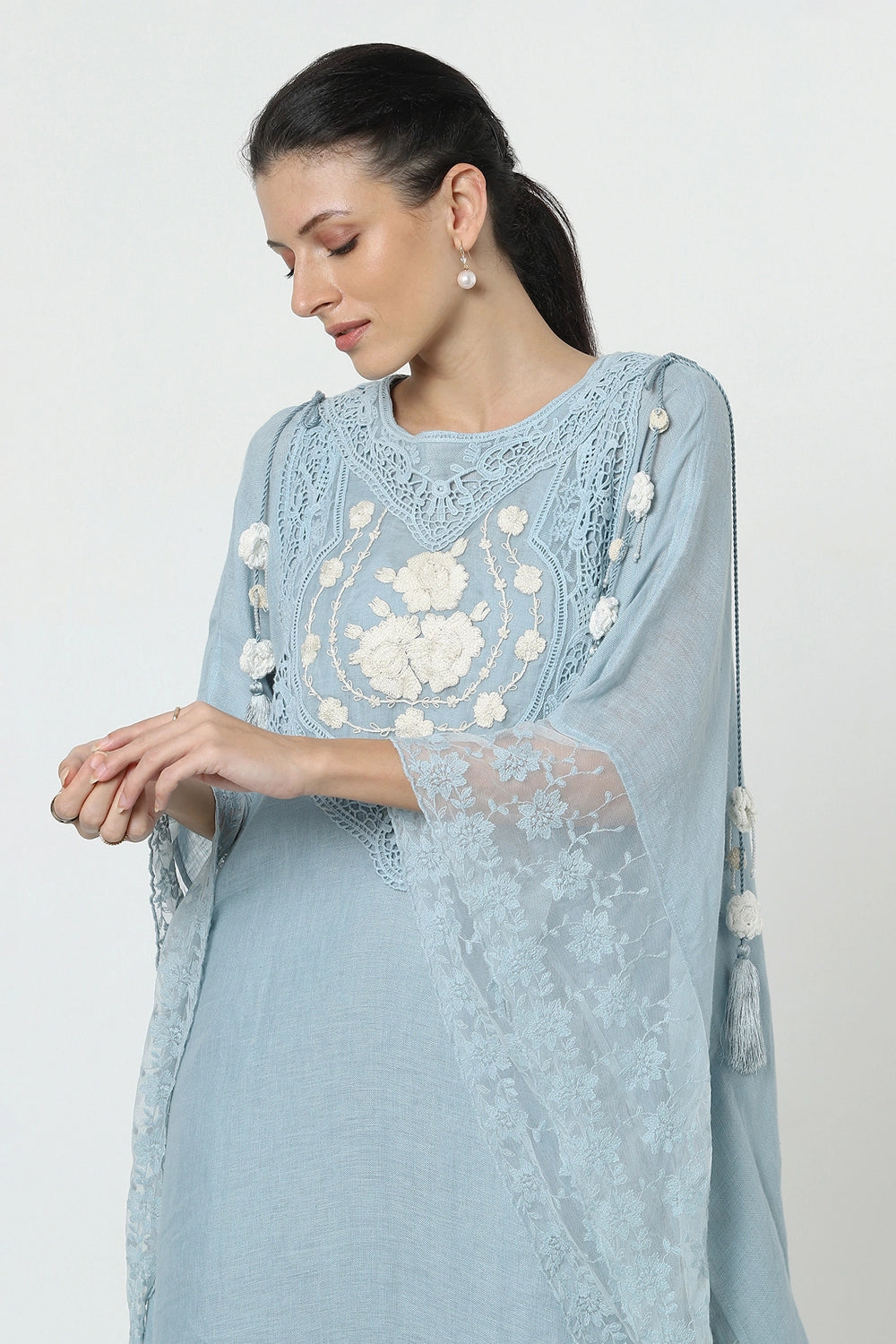 Love Lace Sky Kaftan