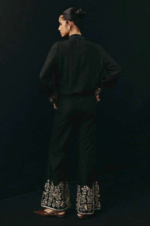 Parsi Gaara Black Palazzos