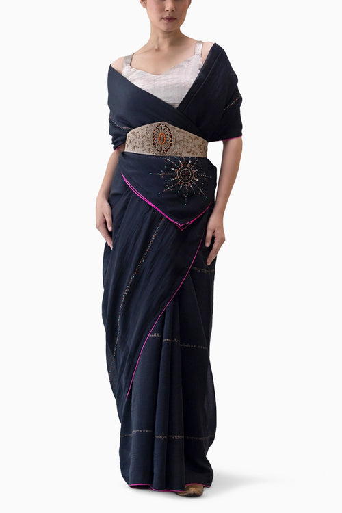 Black Gyanak Saree