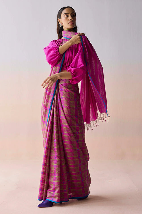 Heartglow Jamdani Saree