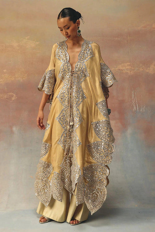 Golden Kaftaan with Tassles