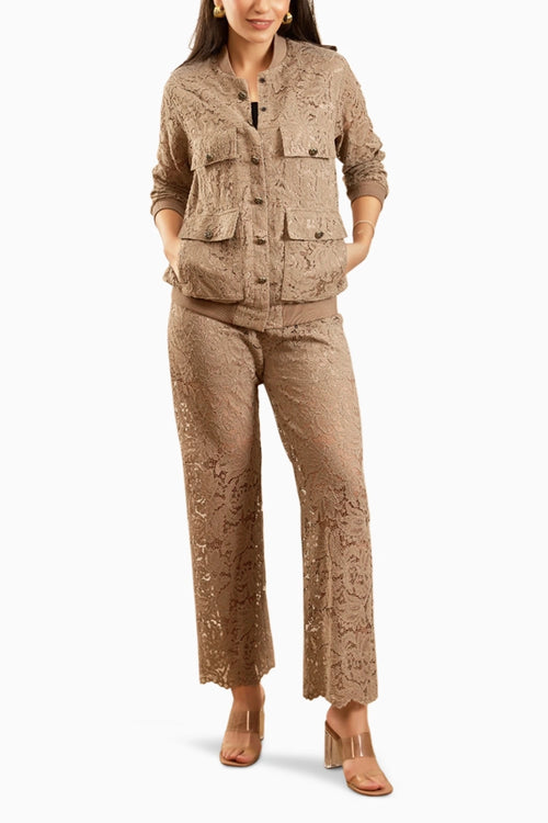 The Caramel Lace Co-ord Set