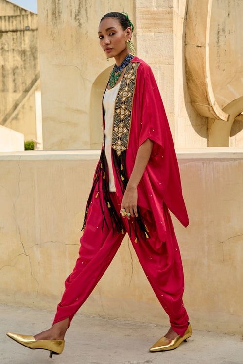 Jantar Mantar Noori Cape Set