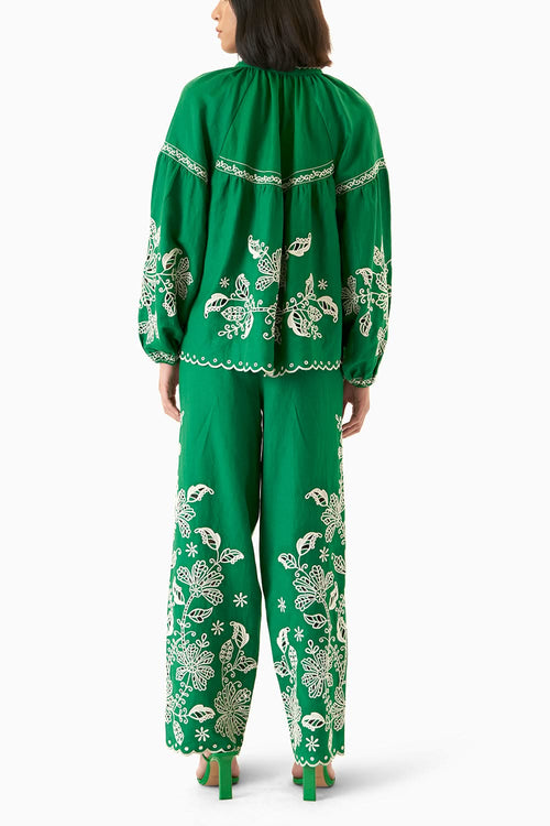 Green Marlyn Summer Jacket with Pants