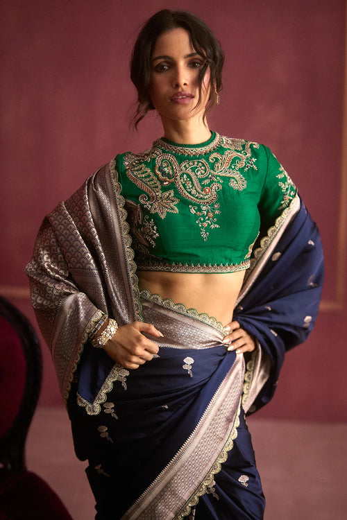 Nora Blouse with Banaras Saree