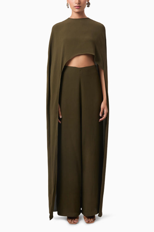 Olive Alaia Tailored Trousers