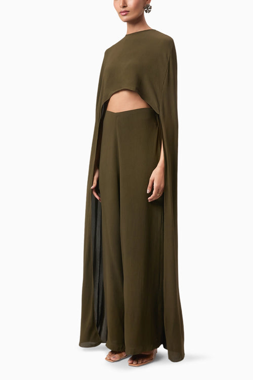 Olive Alaia Tailored Trousers
