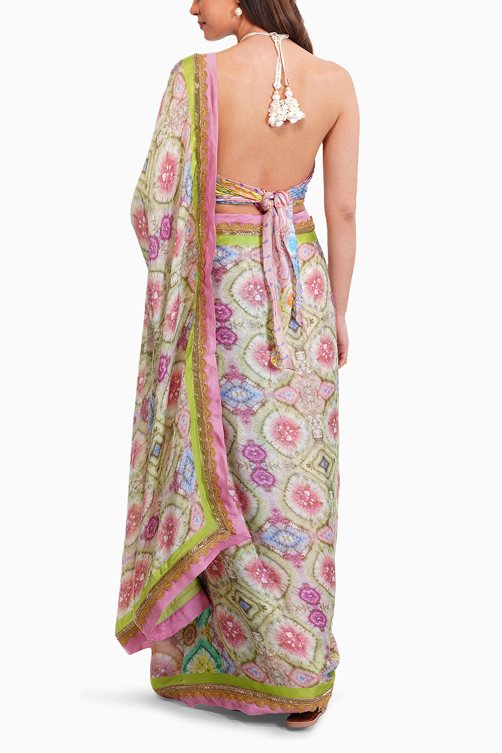 Tie- Dye Printed Saree