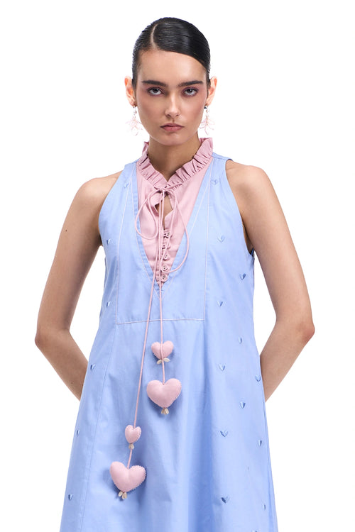 Periwinkle Taffy Dress
