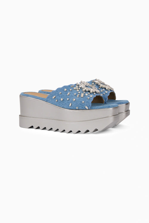 90s Summer Wedge Sandals