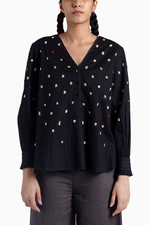 Sashi Black Top