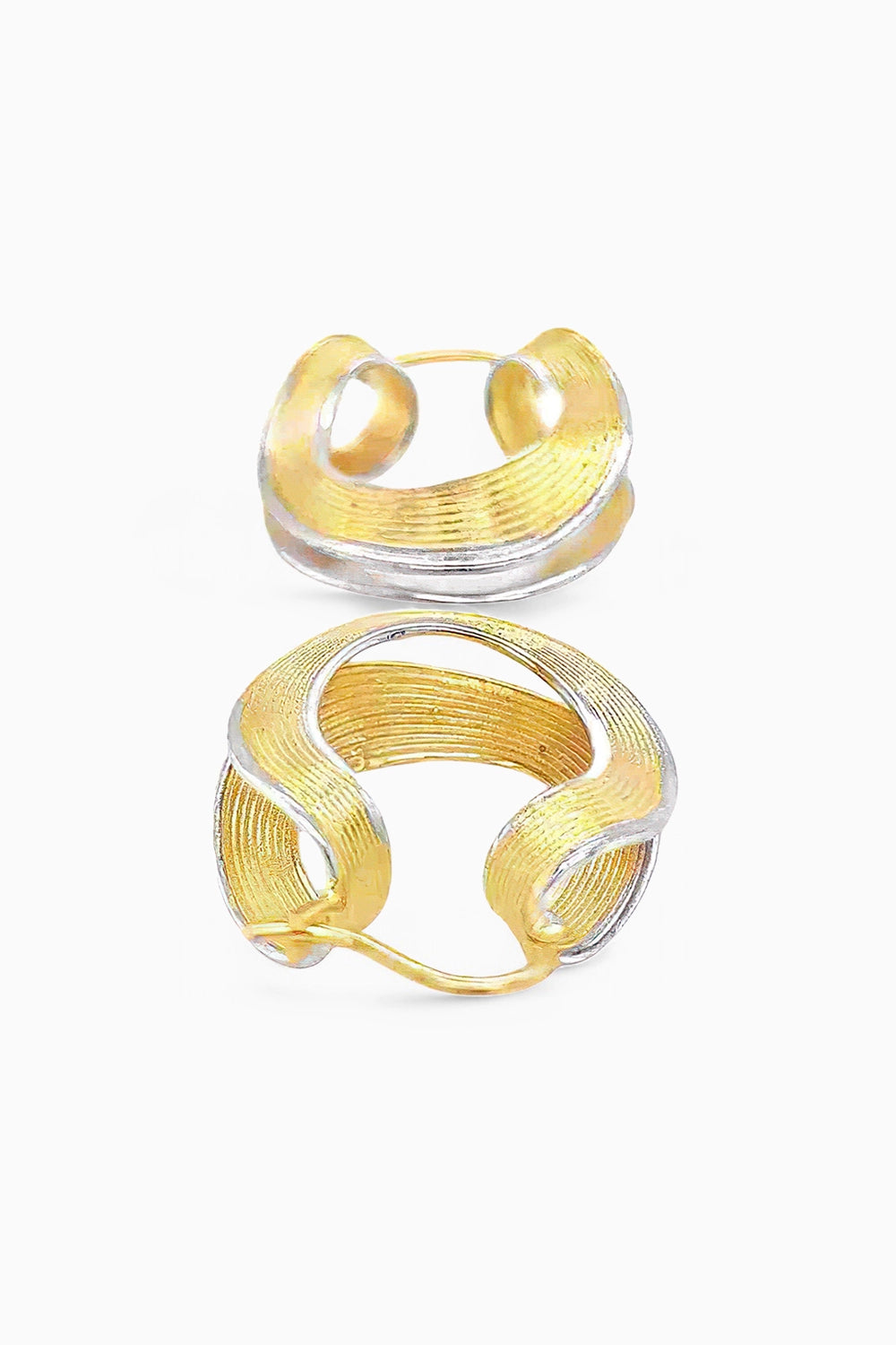 Radiance Textured Hoops