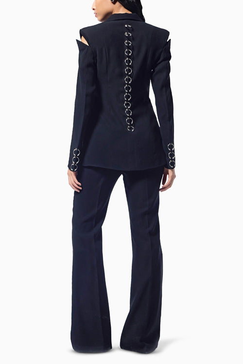 Metal Spine Tailored Suit