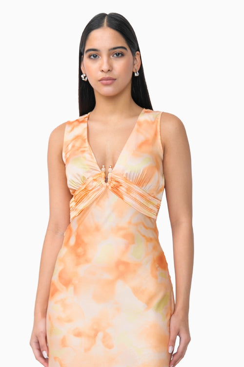 Orange The Vow Dress