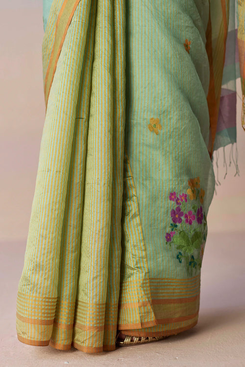 Earthsong Jamdani Saree