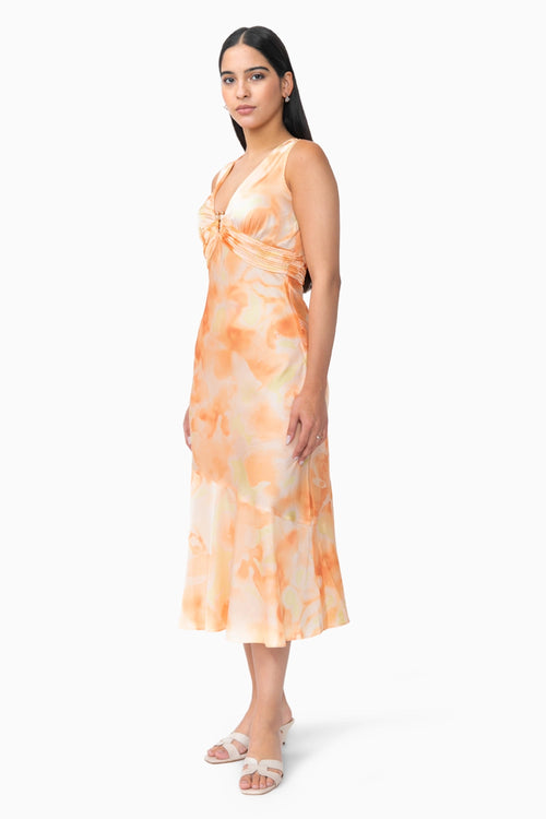 Orange The Vow Dress