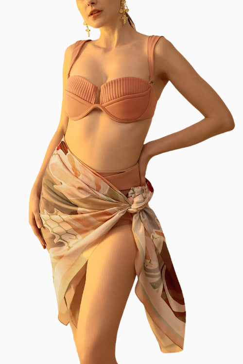 Sepia Beach Bum Sarong